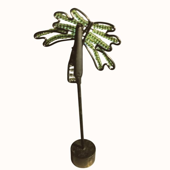 Place Card Photo Memo Note Holder Beaded Palm Tree Stand Name Clip Tropical - Picture 4 of 7